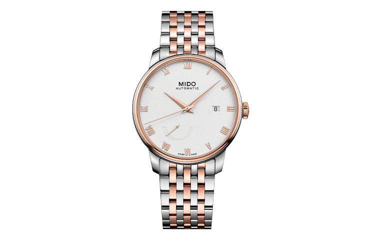 MIDO Baroncelli Automatic Mechanical Movement Men's Watches Watch 40mm White Dial Stainless Steel Watchband
