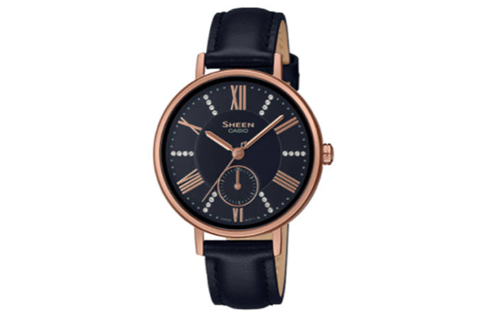 CASIO CASIO Women's SHEEN Black Watch SHE-3066PGL-1A