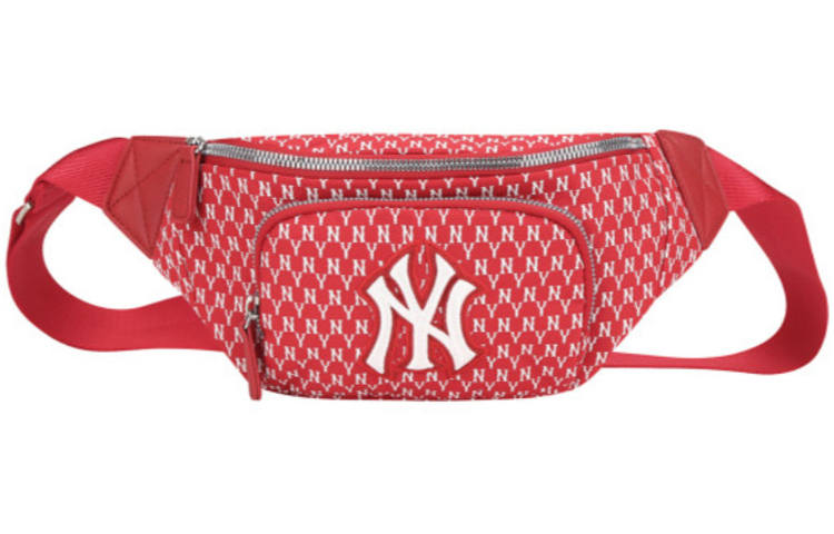 MLB MLB Monogram Collection Polyamide Shoulder Bag, Crossbody Bag, Fanny Pack Regular Unisex Red