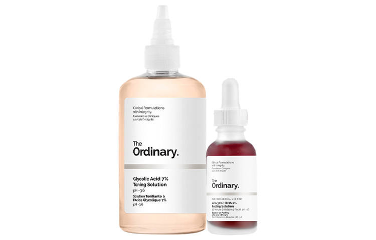 The Ordinary Alpha Hydroxy Acids Salicylic Acid Glycolic Acid Serums Water Skincare Sets