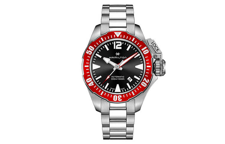 Hamilton HAMILTON Automatic Mechanical Movement 300m Waterproof Men's Watch 42mm Black Dial