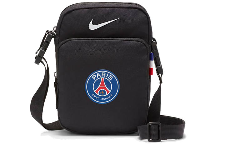 Nike Nike X Paris Collaboration Polyester Crossbody Bag, Shoulder Bag Regular Unisex Black