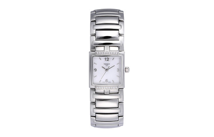 TISSOT Fanting Collection Quartz Movement 30m Waterproof Women's Watch 23*23.81mm 23*23.81mm White Dial