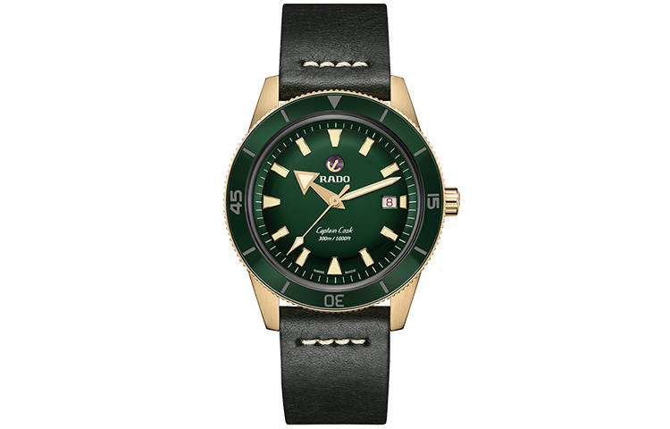 RADO Captain Cook Collection Automatic Mechanical Movement Men's Watches Watch 42mm Green Dial