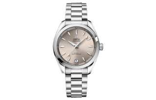 OMEGA Seahorse Collection AQUA TERRA 150m Automatic Mechanical Movement Women's Watch 34mm Gray Dial