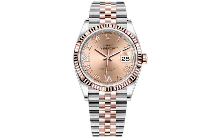 ROLEX Automatic Mechanical Movement 100m Waterproof Unisex Watch 36mm Coffee Watch Dial Oystersteel Case