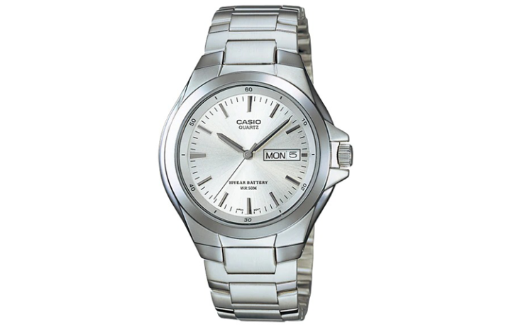 CASIO CASIO Men Standard Series Silver Watch MTP-1228D-7A