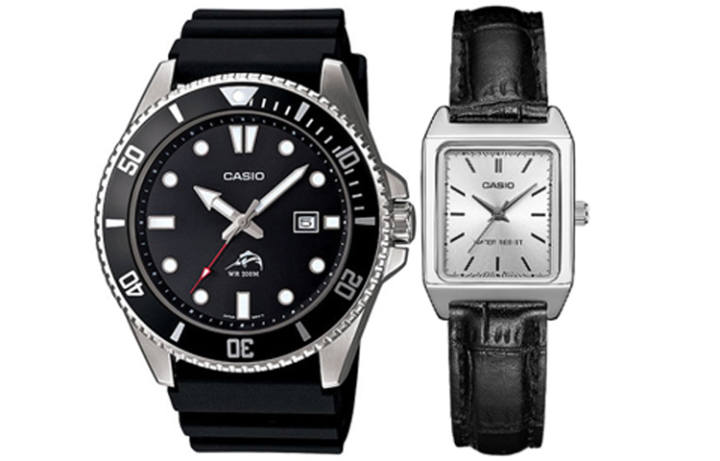 CASIO CASIO Unisex Pair Table Series Black Watch