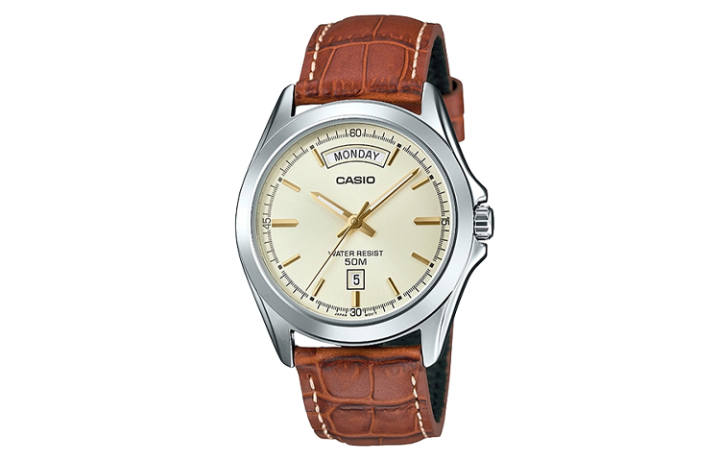 CASIO CASIO Men Standard Series Orange Watch MTP-1370L-9A
