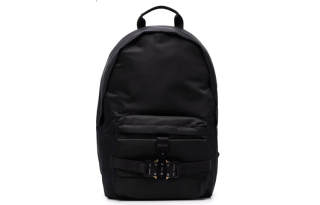 1017 ALYX 9SM Zip Closure Nylon Fabric Backpack Men's Black
