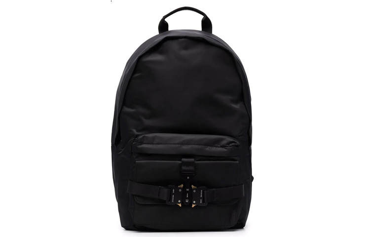 1017 ALYX 9SM Zip Closure Nylon Fabric Backpack Men's Black