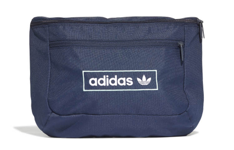 Adidas Originals Trefoil Polyester Fanny Pack Unisex Navy Blue