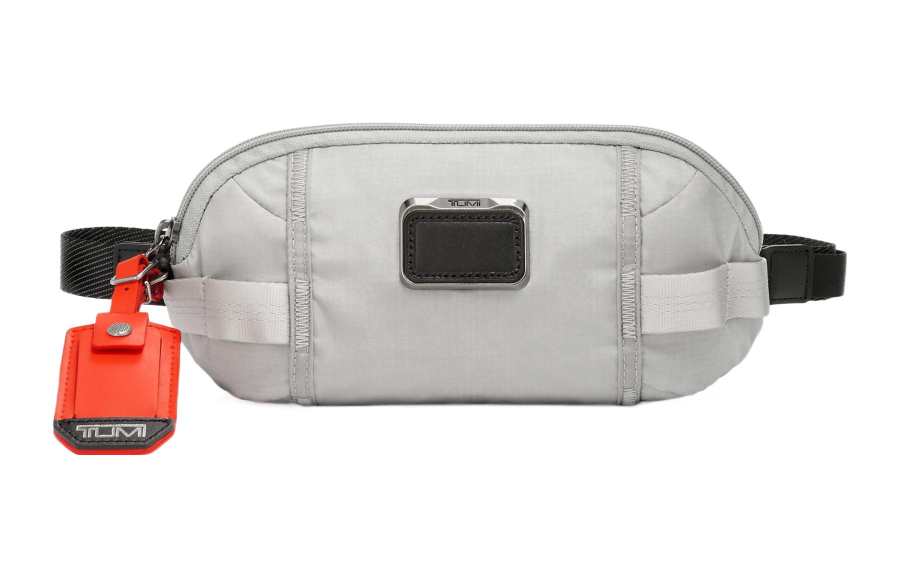 TUMI Alpha Bravo Baller Nylon Sling Bag, Crossbody Bag, Shoulder Bag, Fanny Pack Regular Men's Gray