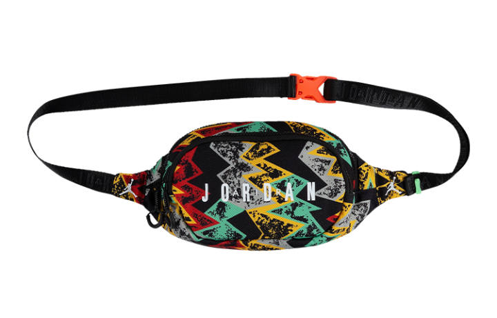 Jordan Jordan Polyester Sling Bag One Shoulder Crossbody Fanny Pack Regular Unisex Black