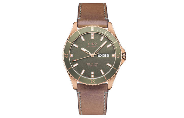 MIDO Leader Submariner Automatic Mechanical Movement Men's Watches Watch 42.5mm Green Dial