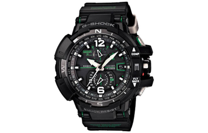 CASIO CASIO Men MASTER OF G-AIR Series Black Watch GW-A1100-1A3ER