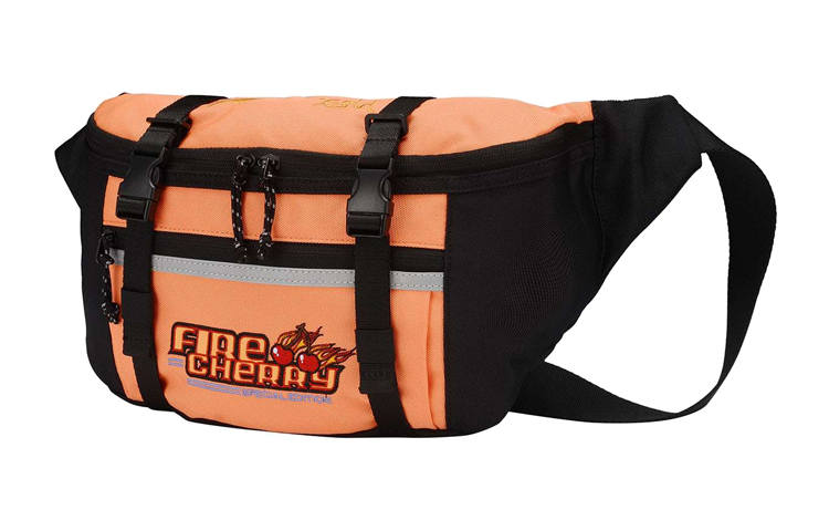Li-Ning Li Ning Collaboration Polyester Backpack Fanny Pack Regular Unisex Orange Yellow