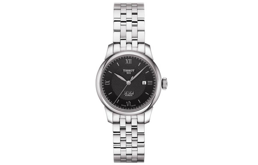 TISSOT Le Locle Collection Automatic Mechanical Movement 30m Waterproof Women's Watch 29mm Black Dial