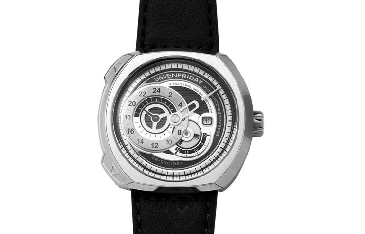 SEVENFRIDAY Automatic Mechanical Movement 30m Waterproof Men's Watches Watch 49mm Black Dial