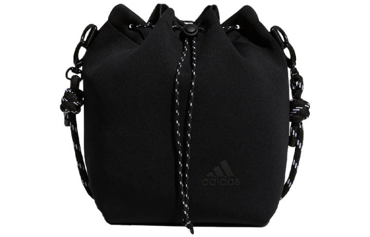 Adidas Adidas Polyester Bucket Bag, Shoulder Bag, Crossbody Bag Regular Unisex Black