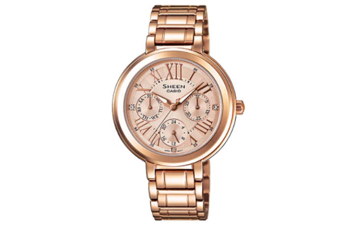 CASIO CASIO Women's SHEEN Gold Watch SHE-3034PG-9A