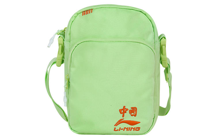 Li-Ning Li Ning Polyester Crossbody Bag, Shoulder Bag Regular Unisex Light Lime