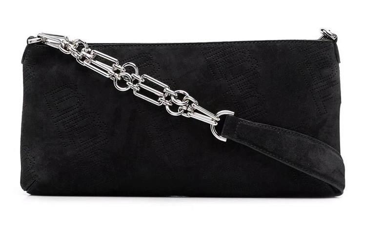 By Far Calfskin Shoulder Bag Women's Black
