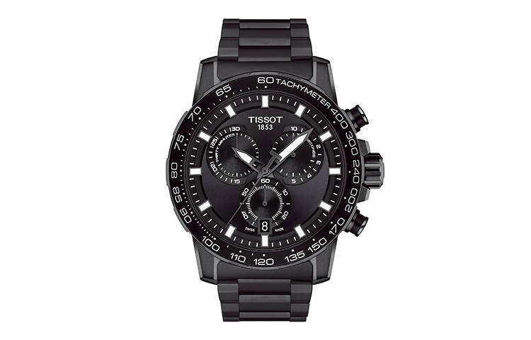 TISSOT Daring Collection Quartz Movement Men's Watches Watch 45.5mm Black Dial