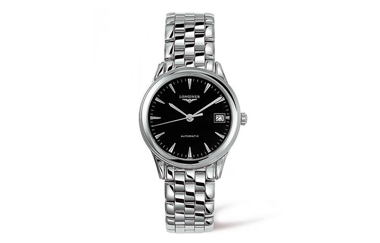 LONGINES Military Flag Collection Automatic Mechanical Movement Date Display Men's Watches Watch 36mm Black Dial