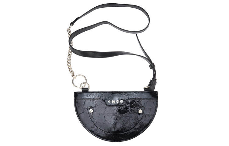 Li-Ning Li Ning Synthetic Leather Crossbody Bags Mini Unisex Black