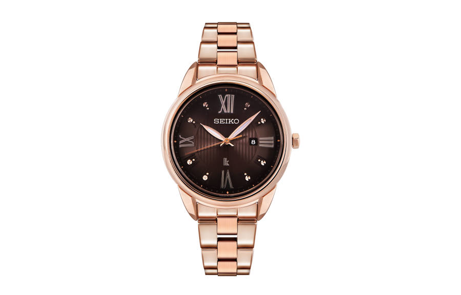 SEIKO Lukia Collection Quartz Movement Stainless Steel Watchband Watch 32.9mm Women's Watch