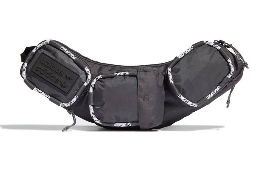 Adidas Originals Trefoil Polyester Fanny Pack Regular Unisex Black