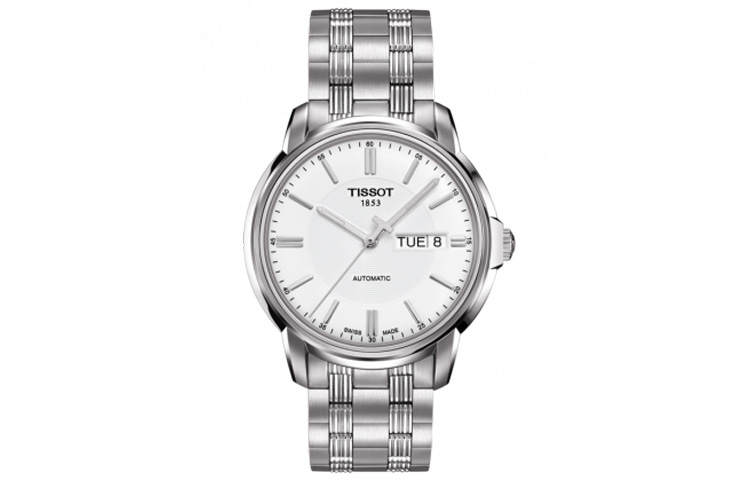 TISSOT Hengyi Collection Mechanical Movement 30m Waterproof Men's Watches Watch 39mm Silver Dial
