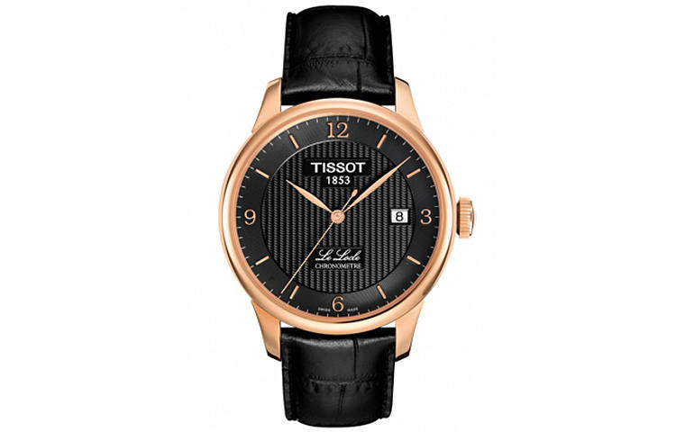 TISSOT Le Locle Collection Automatic Mechanical Movement Men's Watches Watch 39.3mm Black Dial
