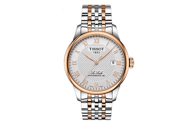 TISSOT Le Locle Collection Automatic Mechanical Movement Men's Watches Watch 39.3mm Silver Dial