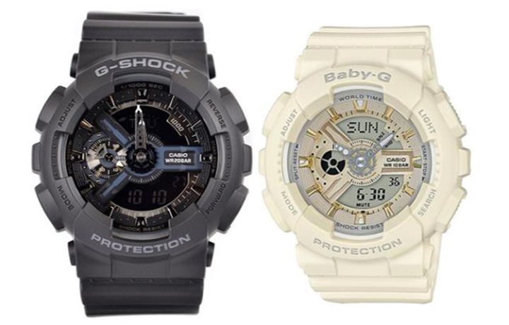 CASIO CASIO Unisex Pair Table Series Black Watch
