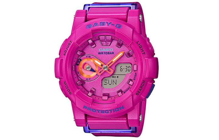 CASIO CASIO Women's BABY-G Pink Watch BGA-185FS-4A