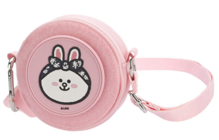 Li-Ning Li Ning LINE FRIENDS Collaboration Collection Plush Crossbody Bag Regular Unisex Pink