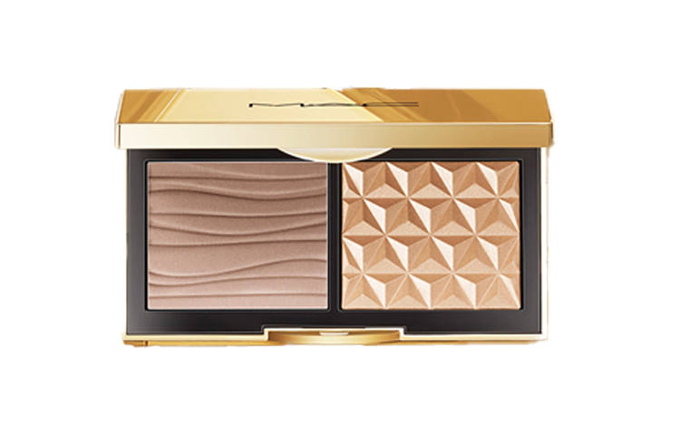 MAC MAC Ginger 3D Effect Refined Small Gold Box Highlighter Contouring Palette