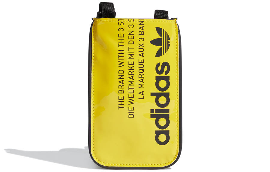 Adidas Originals Trefoil Artificial Leather Shoulder Bag Regular Unisex Yellow