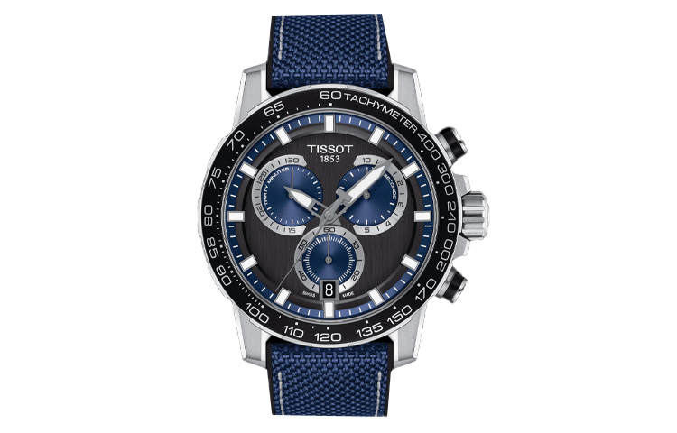 TISSOT Daring Collection Quartz Movement Men's Watches Watch 45.5mm Black Dial Stainless Steel Case