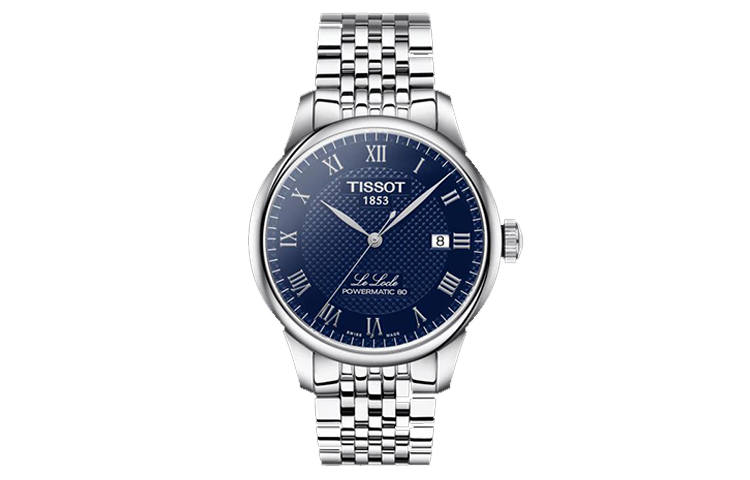 TISSOT Le Locle Collection Mechanical Movement Men's Watches Watch 39.3mm Blue Dial Stainless Steel Watchband