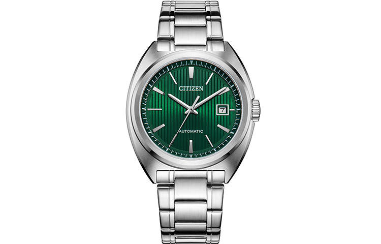 CITIZEN Mechanical Movement Stainless Steel Strap Watch 42mm Men's Watches Green Dial NJ0101 78X