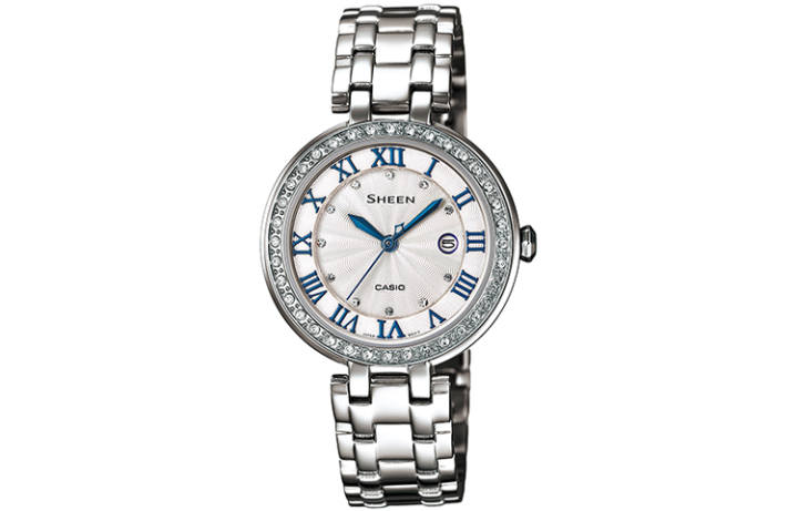 CASIO CASIO Women's SHEEN Silver Watch SHE-4034D-7AU