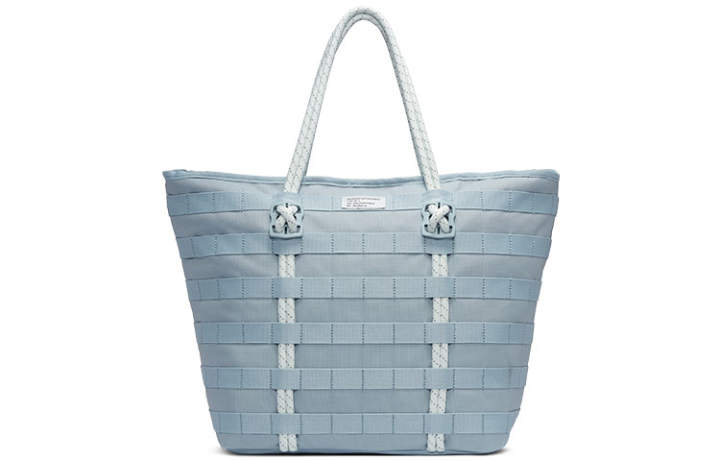Nike Nike Polyester Tote Bag, Shopping Bag, Handbag Regular Women's Ice Blue
