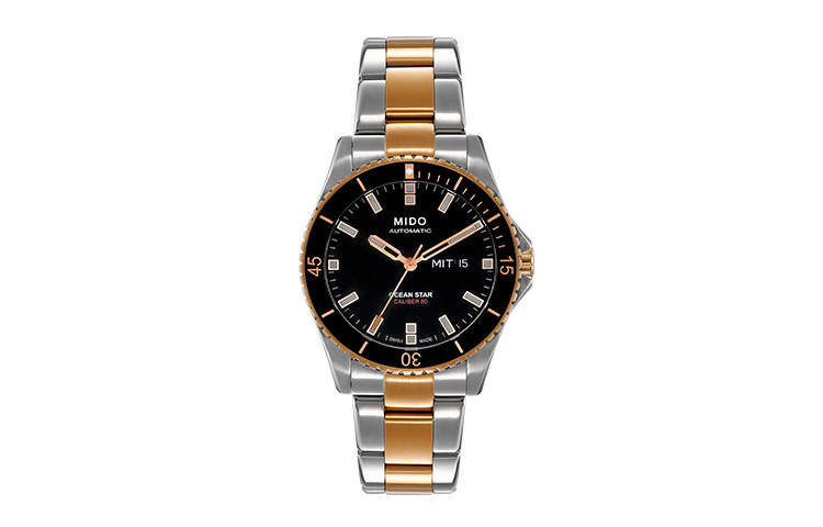 MIDO Leader Submariner Automatic Mechanical Movement 200m Waterproof Men's Watches Watch Black Dial