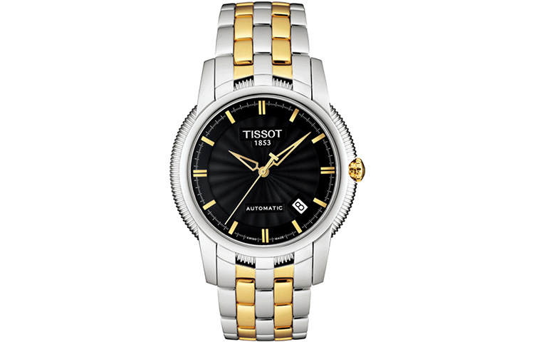 TISSOT Halo Collection Automatic Mechanical Movement Fashion Men's Watches Watch 39.5mm Black Dial