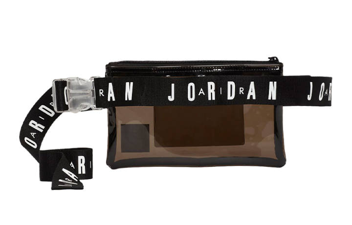 Jordan Jordan Polyester Crossbody Bag, Fanny Pack Regular Unisex Black