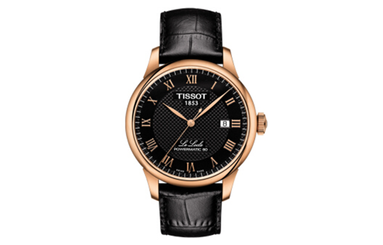 TISSOT Le Locle Collection Automatic Mechanical Movement Men's Watches Watch 39.3mm Black Dial