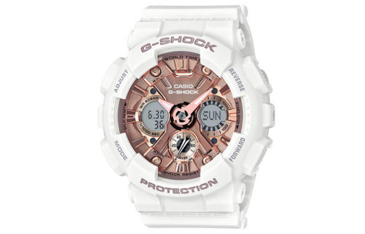 CASIO CASIO Women's Liquid Crystal/Analog Dual Display Series Gold Watch